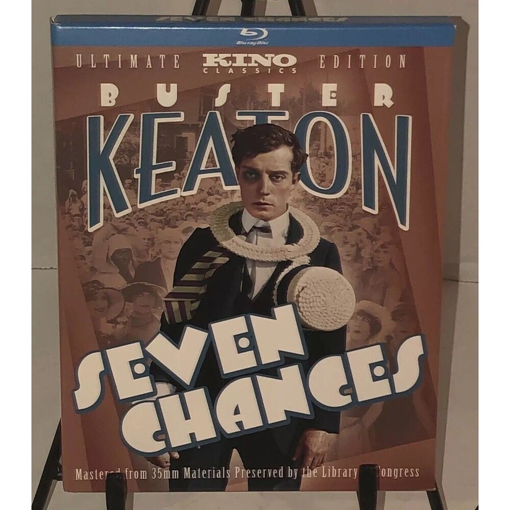 SEVEN CHANCES Ultimate Edition Blu-Ray Kino Buster Keaton OOP RARE Slipcover HTF